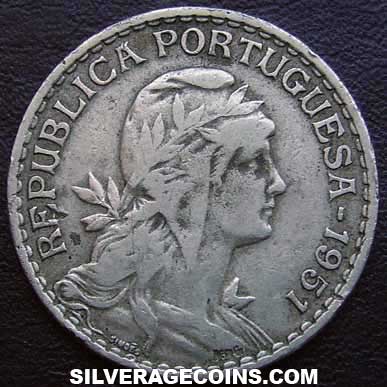 1951 Portuguese 1 Escudo - Silver Age Coins