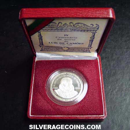 Portuguese Silver 1000 Escudos
