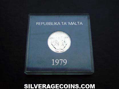 Malta 1 Silver Pound