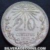 Mexican Silver 20 Centavos (Reverse)