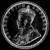 George V British India Silver Half Rupee (Obverse)