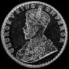 George V British India Silver Half Rupee (Obverse)