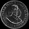 South African Silver 2 and a Half Cents (Obverse)