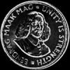 South African Silver 10 Cents (Obverse)