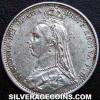 Victoria British Silver "Withdrawn Jubilee Head" Sixpence (Obverse)