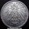 3 Marcos de Plata Prusianos de Guillermo II (Reverso)