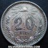 Mexican Silver 20 Centavos (Reverse)