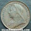 Victoria British Bronze "Widow Head" Farthing (Obverse)