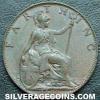 Victoria British Bronze "Widow Head" Farthing (Reverse)