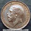 George V British Bronze Farthing (Obverse)