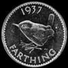 George VI British Bronze Farthing (Reverse)