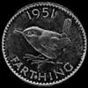 George VI British Bronze Farthing (Reverse)