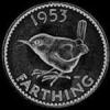 Elizabeth II British Bronze Farthing (Reverse)