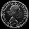 Elizabeth II British Bronze Farthing (Obverse)