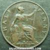 Edward VII British Bronze Half Penny (Reverse)