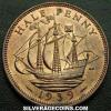 George VI British Bronze Half Penny (Reverse)