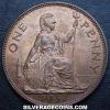 George VI British Bronze Penny (Reverse)