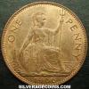 Elizabeth II British Bronze Penny (Reverse)