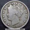 United States "Liberty Head Nickel" 5 Cents (Obverse)