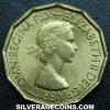 Elizabeth II British Threepence (Obverse)