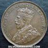George V Canadian Bronze Cent (Obverse)