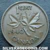 George VI Canadian Bronze Cent (Reverse)
