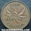 Elizabeth II Canadian Bronze Cent (Reverse)