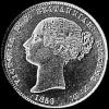 Victoria Australian Gold "Fillet Head" Half Sovereign (Obverse)