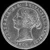 Victoria Australian Gold "Wreath" Half Sovereign (Obverse)