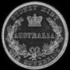 Victoria Australian Gold "Fillet Head" Sovereign (Reverse)