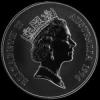 Elizabeth II Australian Dollar 1 Ounce Silver Kangaroo (Obverse)