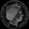 Elizabeth II Australian Dollar 1 Ounce Silver Kangaroo (Obverse)