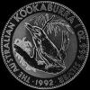 Elizabeth II Australian Dollar 1 Ounce Silver Kookaburra (Reverse)