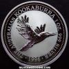 Elizabeth II Australian Dollar 1 Ounce Silver Kookaburra (Reverse)