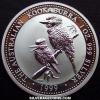 Elizabeth II Australian Dollar 1 Ounce Silver Kookaburra (Reverse)