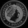 Elizabeth II Australian Dollar 1 Ounce Silver Kookaburra (Obverse)