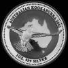 Elizabeth II Australian Dollar 1 Ounce Silver Kookaburra (Reverse)
