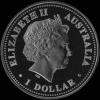 Elizabeth II Australian Dollar 1 Ounce Silver Kookaburra (Obverse)