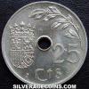 Civil War Spanish 25 Cents (Nationalist) (Reverse)