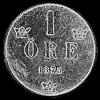 Oscar II Swedish Bronze Öre (small letters) (Reverse)