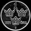 Gustaf V Swedish Iron Öre (Reverse)