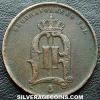 Oscar II Swedish Bronze 2 Öre (small letters) (Obverse)