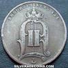 Oscar II Swedish Bronze 5 Öre (small letters) (Obverse)