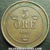 Oscar II Swedish Bronze 5 Öre (large letters) (Reverse)
