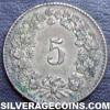 Swiss Billon 5 Rappen (Reverse)