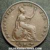 Victoria British "Young Head" Farthing (Reverse)