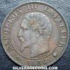 Napoleon III French Bronze 5 Centimes (Obverse)