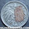 Wilhelm II German Iron 5 Pfennig (Obverse)