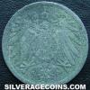 Wilhelm II German 10 Pfennig (Obverse)