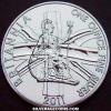 Elizabeth II 2 Pounds 1 Ounce Silver Britannia (Union Flag) (Reverse)